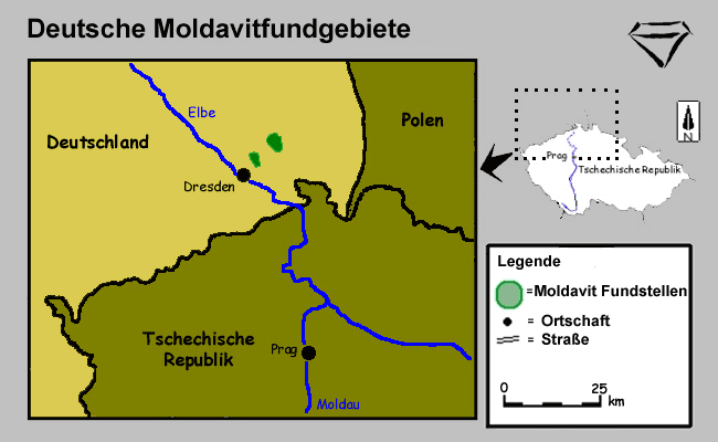 Karte Lausitz
